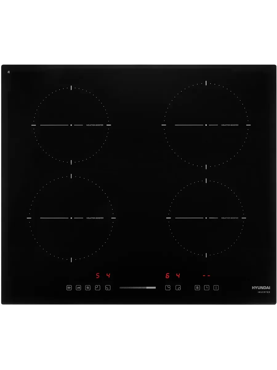 7 Индукционная варочная панель Hyundai HHI 6741 BG, черный — изображение 1