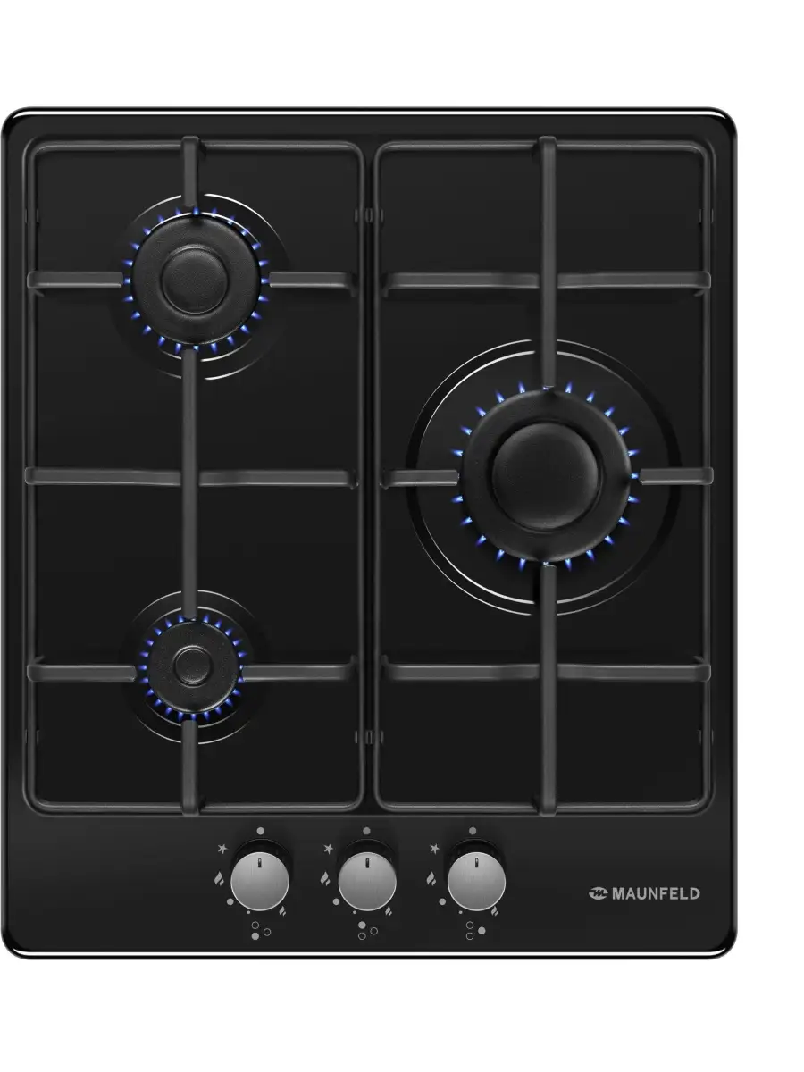7 Газовая варочная панель Maunfeld EGHE.43.3STS-EB — изображение 1