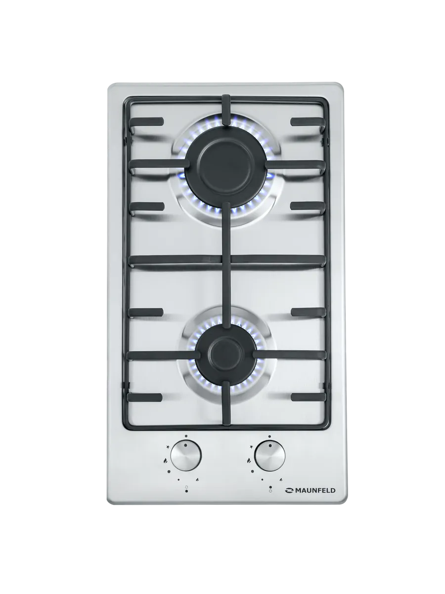 7 Газовая варочная панель Maunfeld EGHS.32.3ES/G, нержавеющая сталь — изображение 1