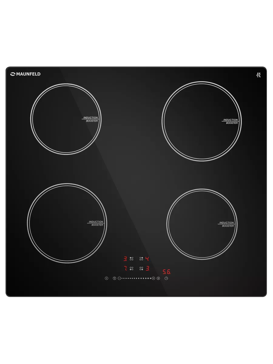 7 Индукционная варочная панель Maunfeld CVI594STBK — изображение 1