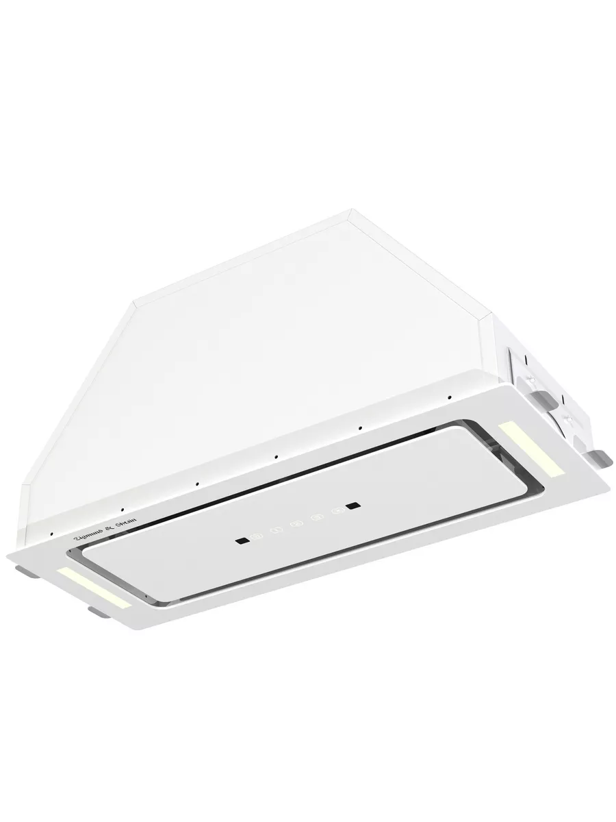 8 Вытяжка встраиваемая Zigmund & Shtain K 014.7 W белый, 72 см, 1100 куб. м/ч, 62 дБ — изображение 1