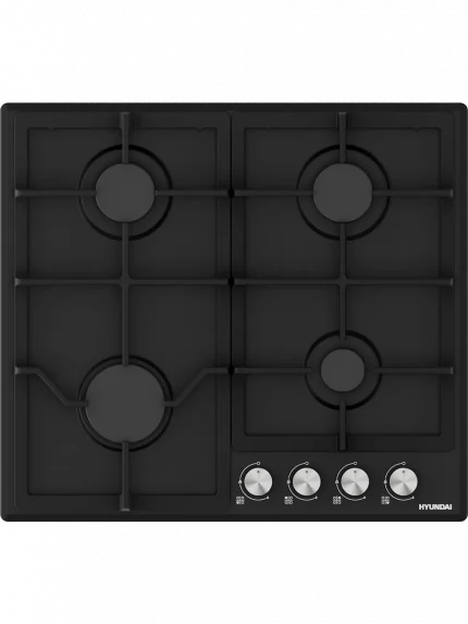 Газовая варочная панель Hyundai HHG 6432 BK черный