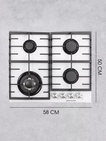 Газовая варочная панель Zigmund & Shtain M 28.6 W белый