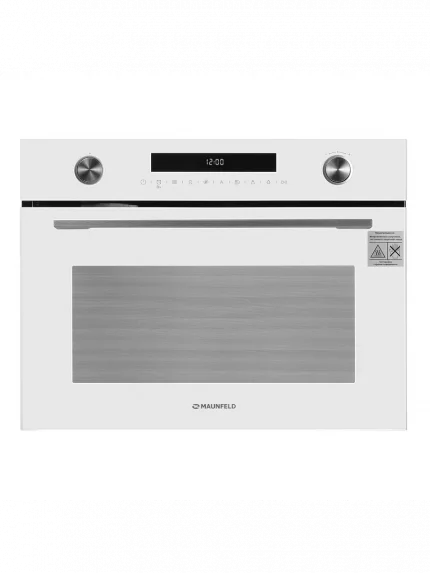 Компактный духовой шкаф с функцией СВЧ Maunfeld MCMO5015MFW