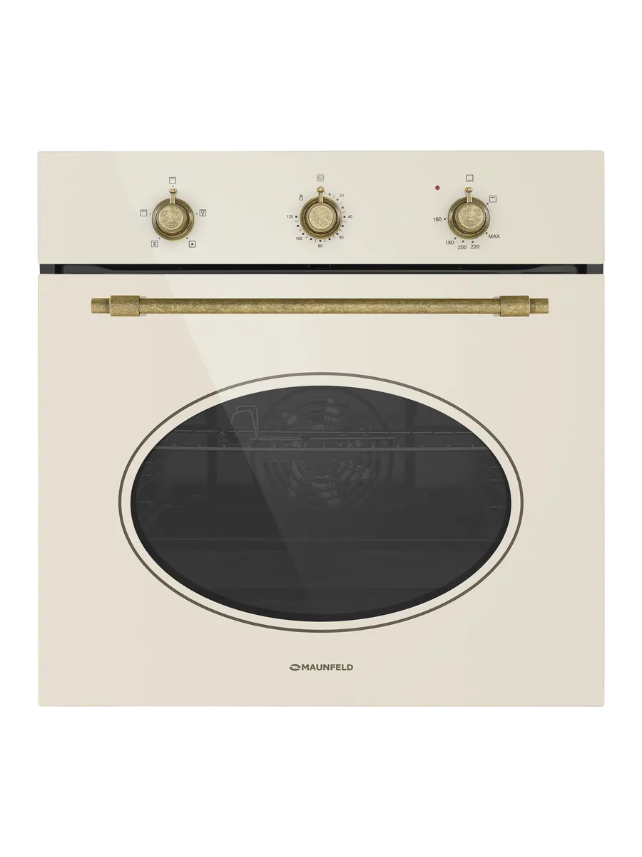 8 Шкаф духовой газоэлектрический MAUNFELD EOGC604RIB.MT Slim — изображение 1