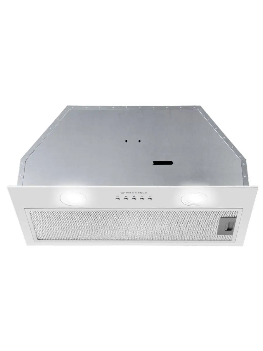 8 Вытяжка встраиваемая Maunfeld Trapeze 602M белый, 60 см, 1150 куб. м/ч, 54 дБ — изображение 1