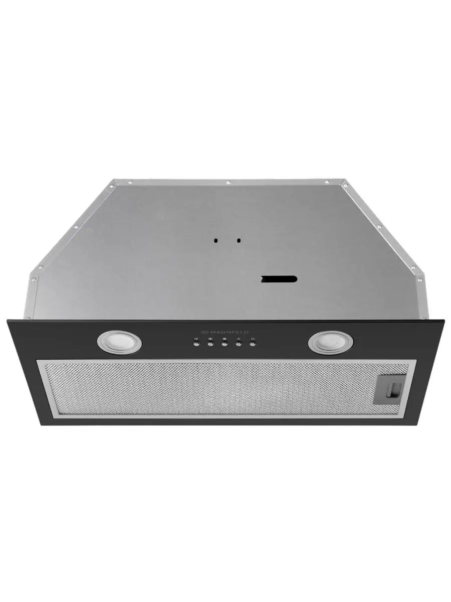 8 Вытяжка встраиваемая Maunfeld Trapeze 602M черный, 60 см, 1150 куб. м/ч, 54 дБ — изображение 1