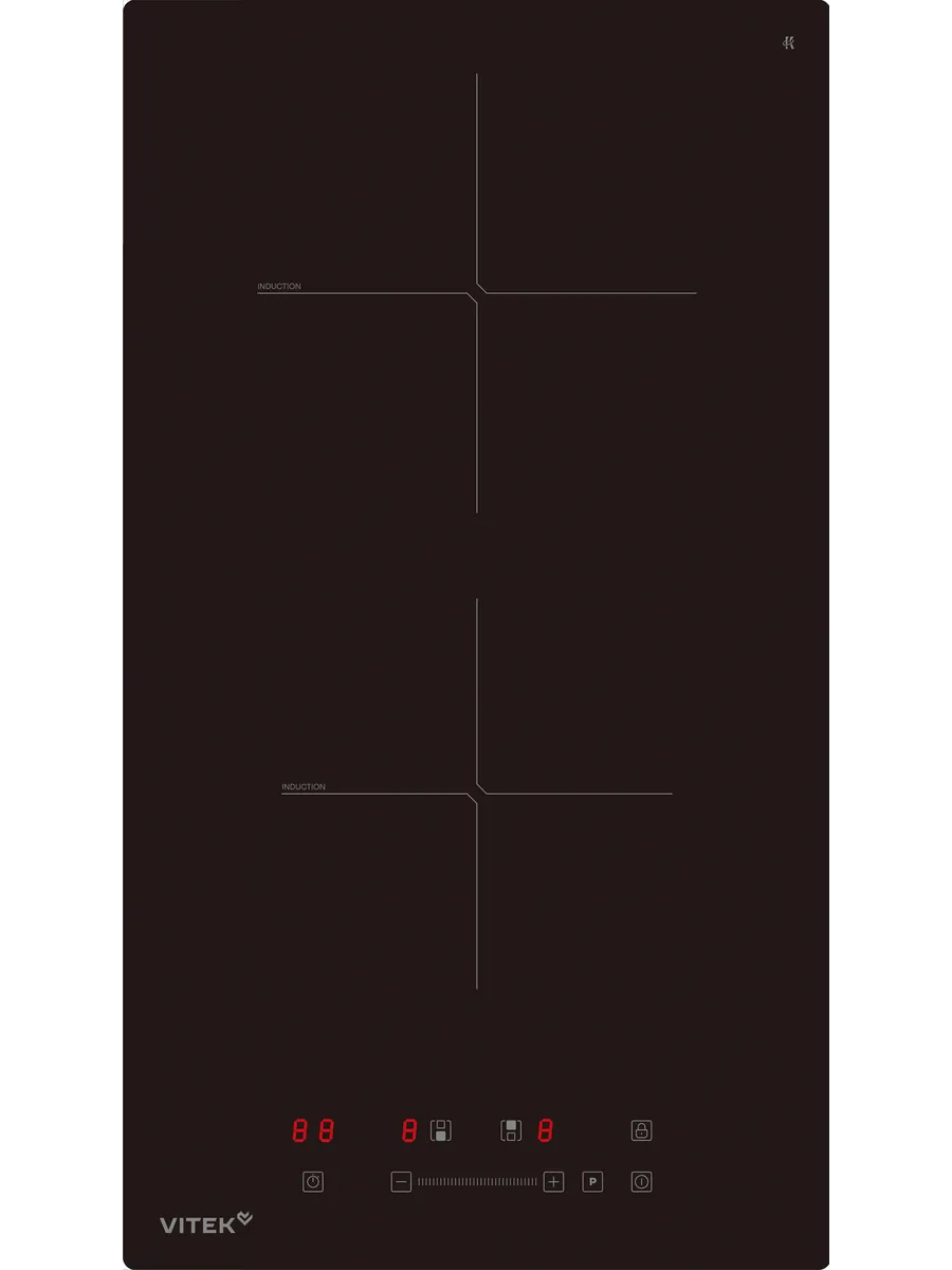 9 Индукционная варочная панель Vitek VHI3210 черный — изображение 1