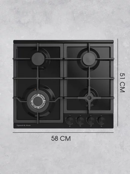 Газовая варочная панель Zigmund & Shtain G 14.6 B независимая, черный