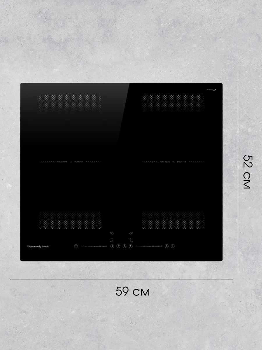 9 Индукционная варочная панель Zigmund & Shtain CI 62.6 B черный — изображение 1