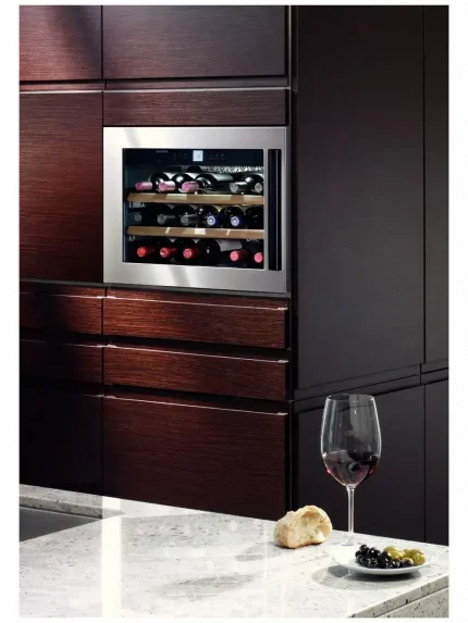 Встраиваемый винный шкаф Liebherr WKEes 553-26 001, нержавеющая сталь