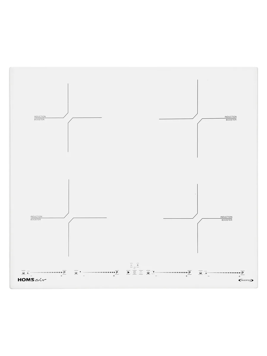 9 Индукционная варочная панель HOMSair HIC64SWH Inverter — изображение 1