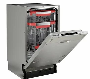 Встраиваемая посудомоечная машина Kuppersberg GSM 4573, серебристый, 45 см, 10 компл., 49 дБ, класс A++