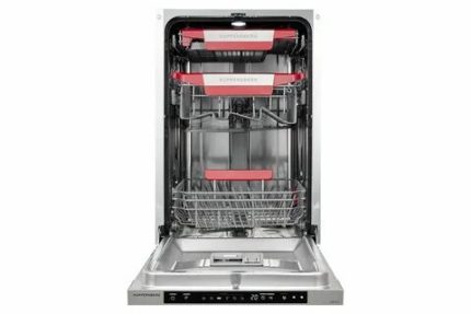 Встраиваемая посудомоечная машина Kuppersberg GSM 4574, серебристый, 44.8 см, 10 компл., 47 дБ, класс A++