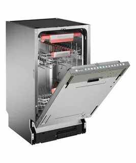 Встраиваемая посудомоечная машина Kuppersberg, High-Tech, 45 см, 10 комплектов, 3 корзины, 7 программ, конденсационная сушка, автоматическое открывание двери, LED подсветка, кнопочное управление, энергоэффективность А+++