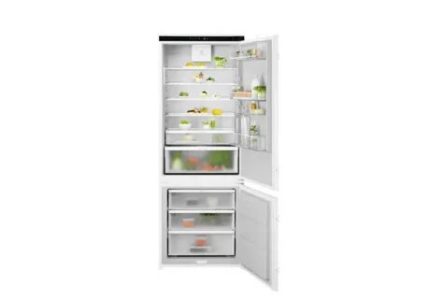 Встраиваемый холодильник Electrolux ENP7TD75S, комбинированный No Frost, Размеры ВxШxГ [мм]: 1884x696x549, сенсорное управление с символьным дисплеем, Динамическая система охлаждения в холодильной камере, система охлаждения в морозильной камере - No Frost, крепление дверцы на направляющих, A++ класс энергопотребления, Большой ящик на телескопических направляющих, MultiSpace, Flexi shelf, Инверторный компрессор