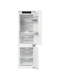 Встраиваемый холодильник Gorenje NRKI517142, полезный объем 243 л, электронное управление, цифровой дисплей, автоматическое размораживание No Frost, быстрое замораживание, интенсивное охлаждение, зона свежести с контролем влажности, слайдерное крепление, энергоэффективность А+
