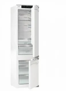 Встраиваемый холодильник Gorenje NRKI519E82WF, 193 см, электронное управление, цифровой дисплей, Wi-Fi, NoFrost Dual, Multiflow 360, контейнер CrispZone с контролем влажности, функция ConvertActive, AdaptTech, MultiAdjust, жесткое крепление, инверторный компрессор, уровень шума 35 дБ
