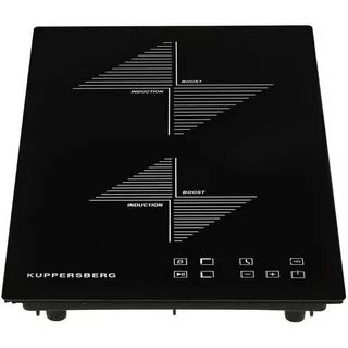 Индукционная варочная панель Kuppersberg ICO 302/домино, ширина 30 см, 2 зоны индукционного нагрева, сенсорное управление, 3 цифровых дисплея, 9 уровней мощности, таймер, автоотключение, защита от перелива, защита от детей, индикаторы остаточного тепла, Stop & Go, черный/прямой край