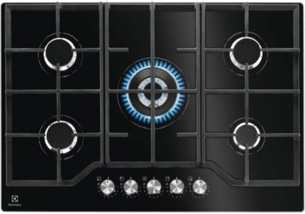 Газовая варочная панель Electrolux KGG75362K черный