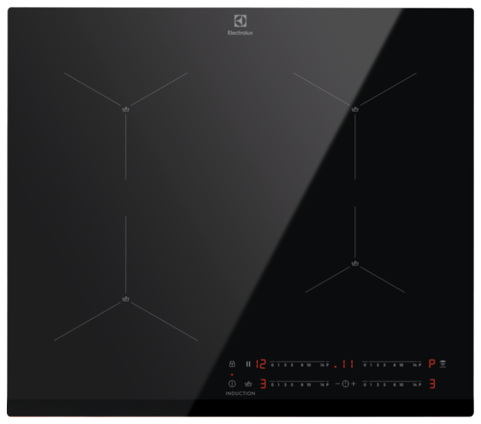 orig Индукционная варочная панель Electrolux EIS62453 черный — изображение 1