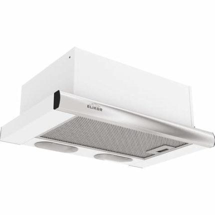 Вытяжка встраиваемая Elikor Интегра 50П-400-В2Л белый/нержавеющая сталь, 50 см, 400 куб. м/ч, 57 дБ