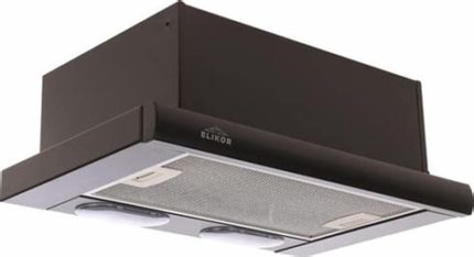 Вытяжка встраиваемая Elikor Интегра 50П-400-В2Л черный, 50 см, 400 куб. м/ч, 57 дБ