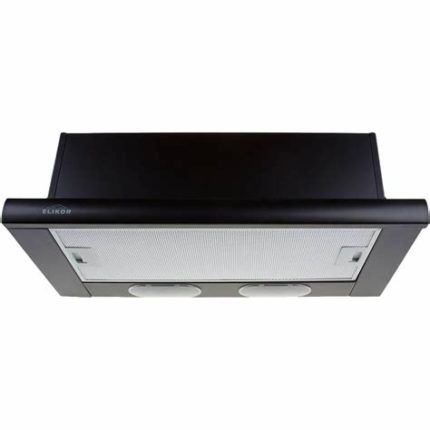 Вытяжка встраиваемая Elikor Интегра 60П-400-В2Л черный/нержавеющая сталь, 60 см, 400 куб. м/ч, 57 дБ