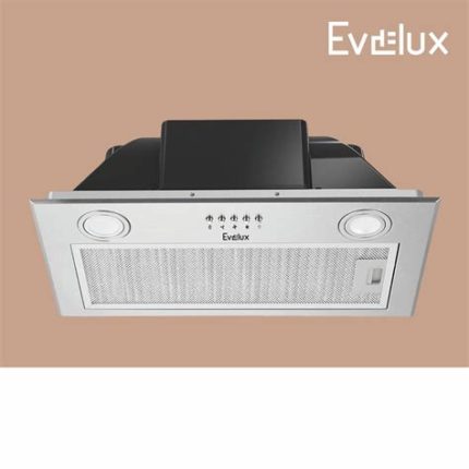 Вытяжка встраиваемая Evelux Margit 60 X серебристый, 53 см, 750 куб. м/ч, 52 дБ