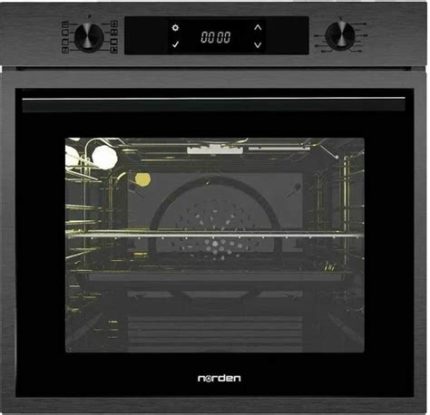 Духовой шкаф электрический NORDEN NRD 8000 MIX Темная нержавейка