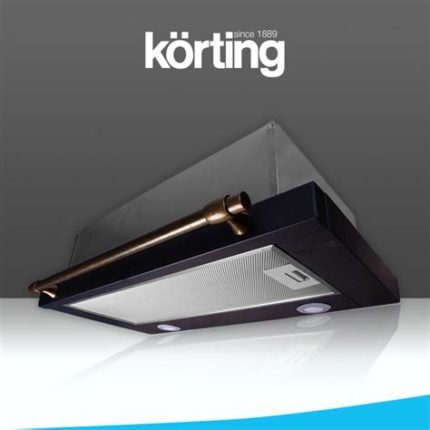 Вытяжка встраиваемая Korting KHP 6617 RN черный/бронзовый, 60 см, 650 куб. м/ч, 58 дБ