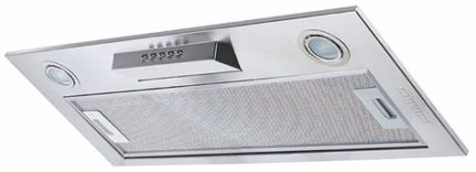 Встраиваемая вытяжка Kuppersberg Inlinea 70 X, 70 см, отвод/рециркуляция, 650 м3/ч, 3 скорости, KF-T (приобретается отдельно), нержавеющая сталь