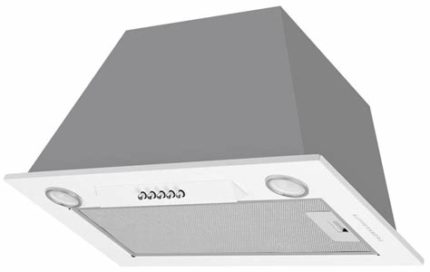 Вытяжка встраиваемая Kuppersberg Inlinea 52 W X белый, 52 см, 1300 куб. м/ч, 39 дБ