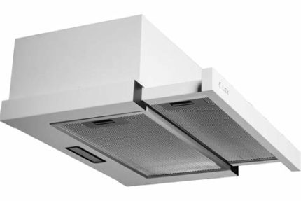 Вытяжка встраиваемая Lex Hubble G 2M 600 белый управление: кнопочное (2 мотора)