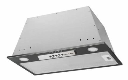 Вытяжка встраиваемая Zigmund & Shtain K 012.5 S серебристый, 52 см, 1010 куб. м/ч, 72 дБ