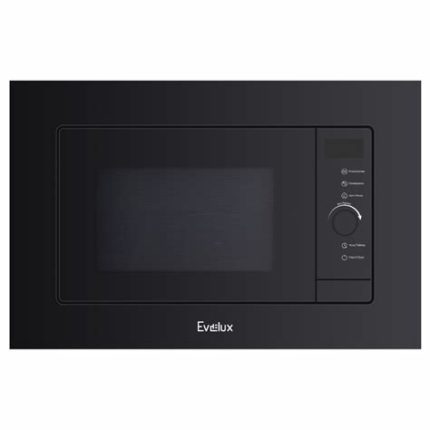 Встраиваемая микроволновая печь Evelux MW 253 B черный, 17 л, 700 Вт, поворотный механизм/сенсор