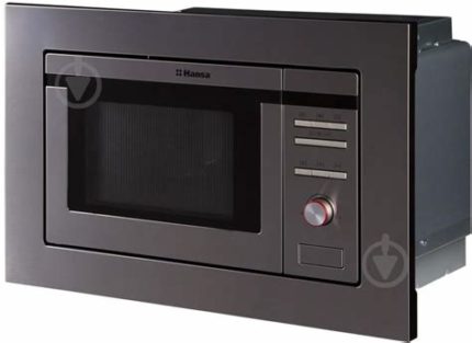 Встраиваемая микроволновая печь GRAUDE MWG 45.0 GE черно-серый, 38 л, 1000 Вт, переключатели - сенсор