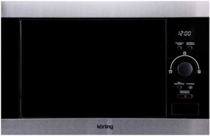 Встраиваемая микроволновая печь Korting KMI 825 TGN черный, 25 л, 900 Вт, переключатели - сенсор