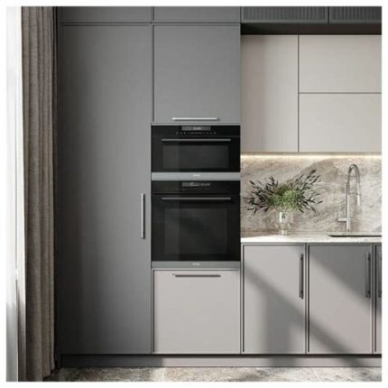 Встраиваемая микроволновая печь Korting KMI 825 XN нержавеющая сталь, 25 л, 900 Вт, переключатели - поворотный механизм/кнопки