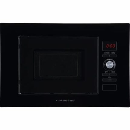 Встраиваемая микроволновая печь Kuppersberg HMW 622 B, ВхШхГ 390х595х315, объем 20 л, мощность 800 Вт, 5 уровней мощности, гриль, 6 автоматических программ, размораживание, сенсорное управление, черный
