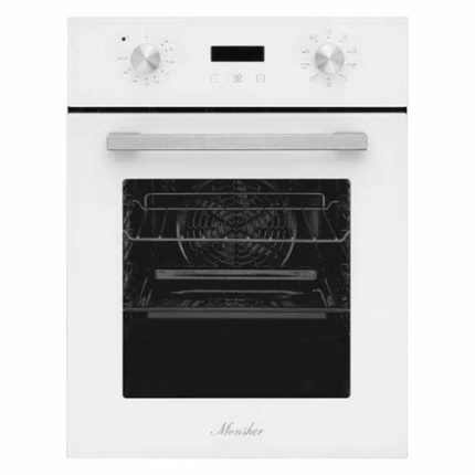 Духовой шкаф электрический Monsher MOE 4592 Blanc ширина 45 см, High-Tech, 50 л, гидролизная очистка, 9 режимов, белый
