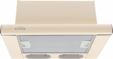 Вытяжка встраиваемая Elikor Интегра 45П-400-В2Л кремовый, 45 см, 400 куб. м/ч, 55 дБ